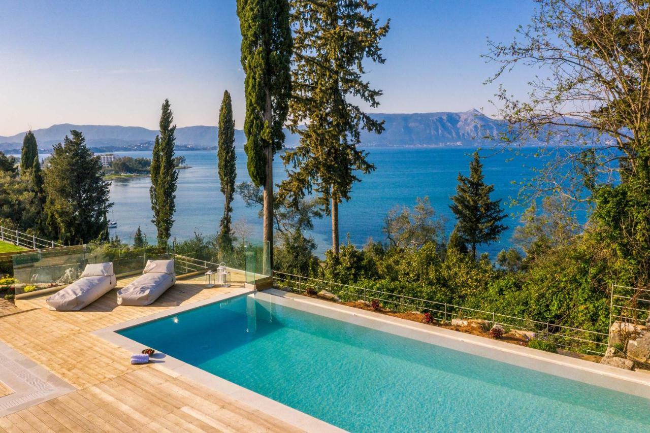 Melithea Seaview Villa Alepou Bagian luar foto